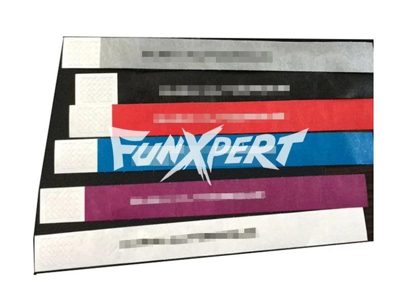 Custom Tyvek Paper Wristbands