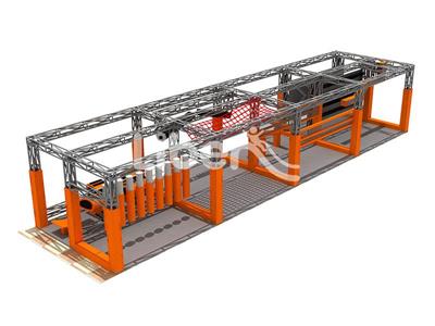 Commercial Popular Indoor Children Obstacle Course Gym Ninja Warrior Course For Sale