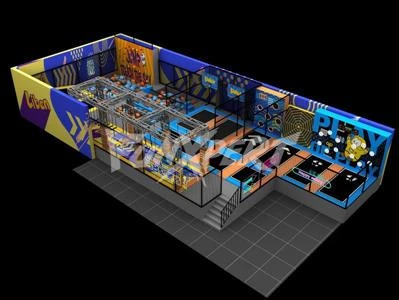 Large indoor trampoline park manufacturer