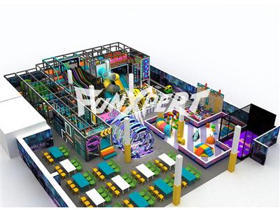 Large Indoor funplay entertainment playground for sale