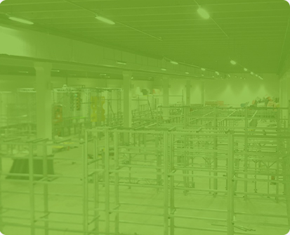 Indoor playground construction scene background map