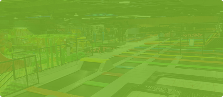 Indoor playground green background is not included
