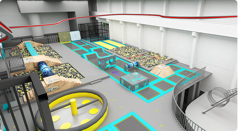 Build Trampoline Parks or Indoor FEC Turnkey Solution