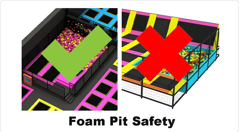 Foam Pit Safety Comparison