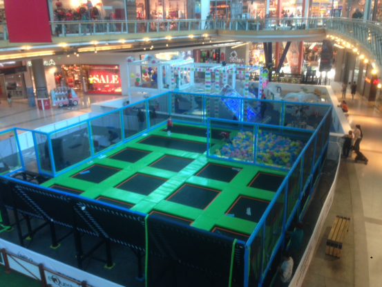 trampoline for shopping mall