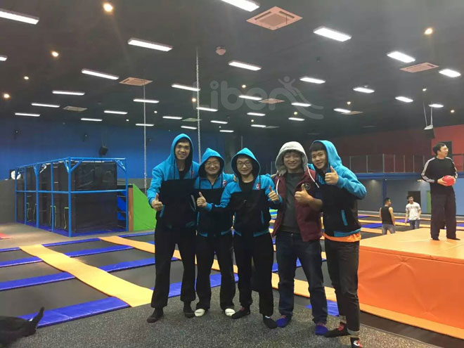 China trampoline park builder Project Opening