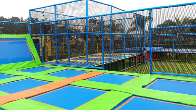 Trampoline park for kids